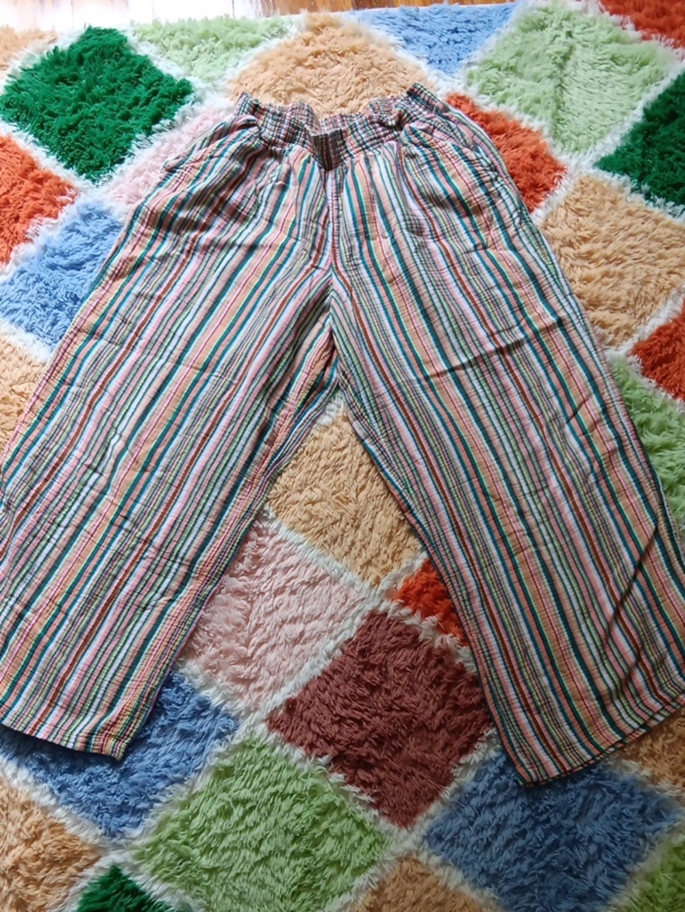 Joysoun Striped Wide Leg Pajama/lounge Pants